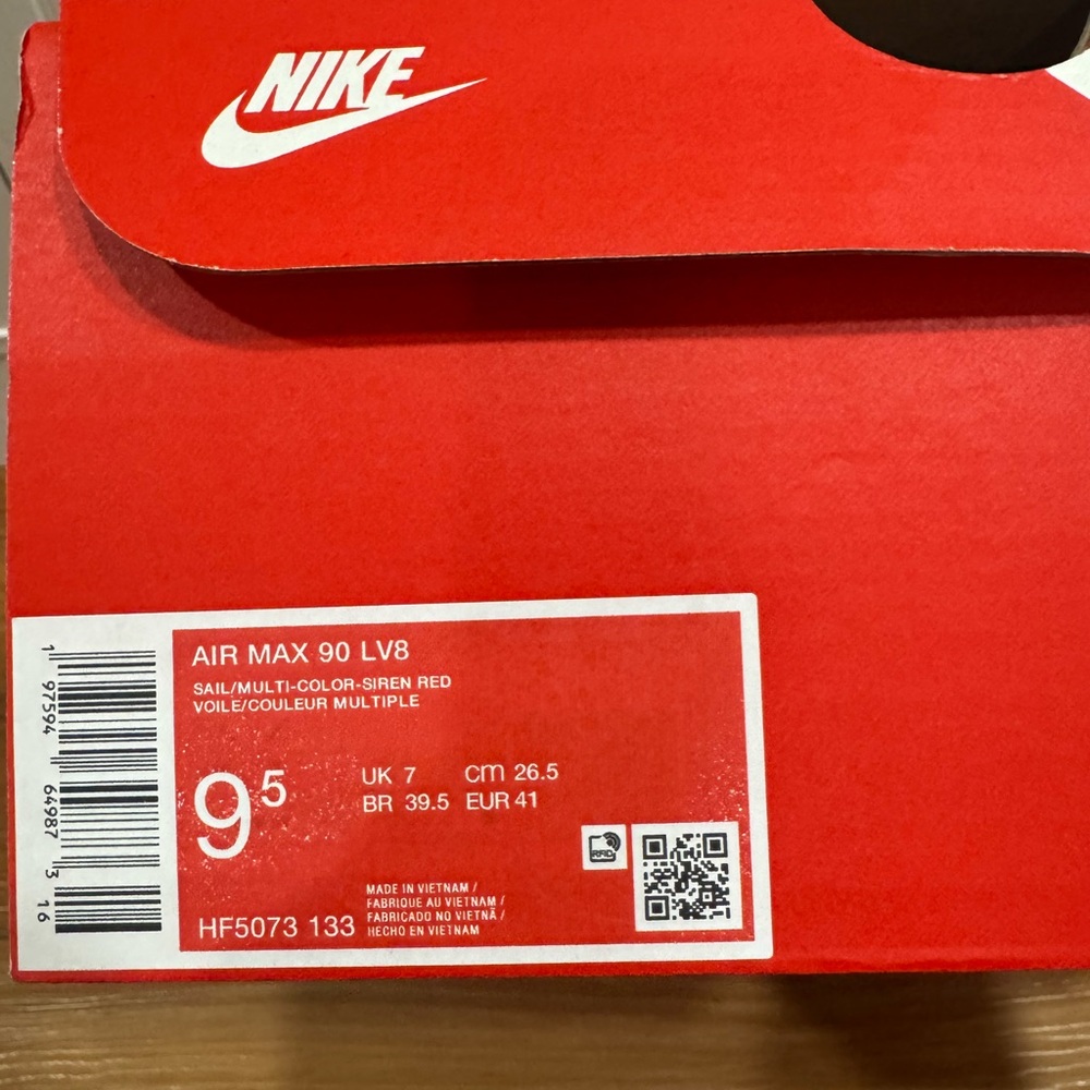 Nike Air Max 90 LV8 ‘Sail/Multi’ Womens 9.5 - Picture 9 of 9